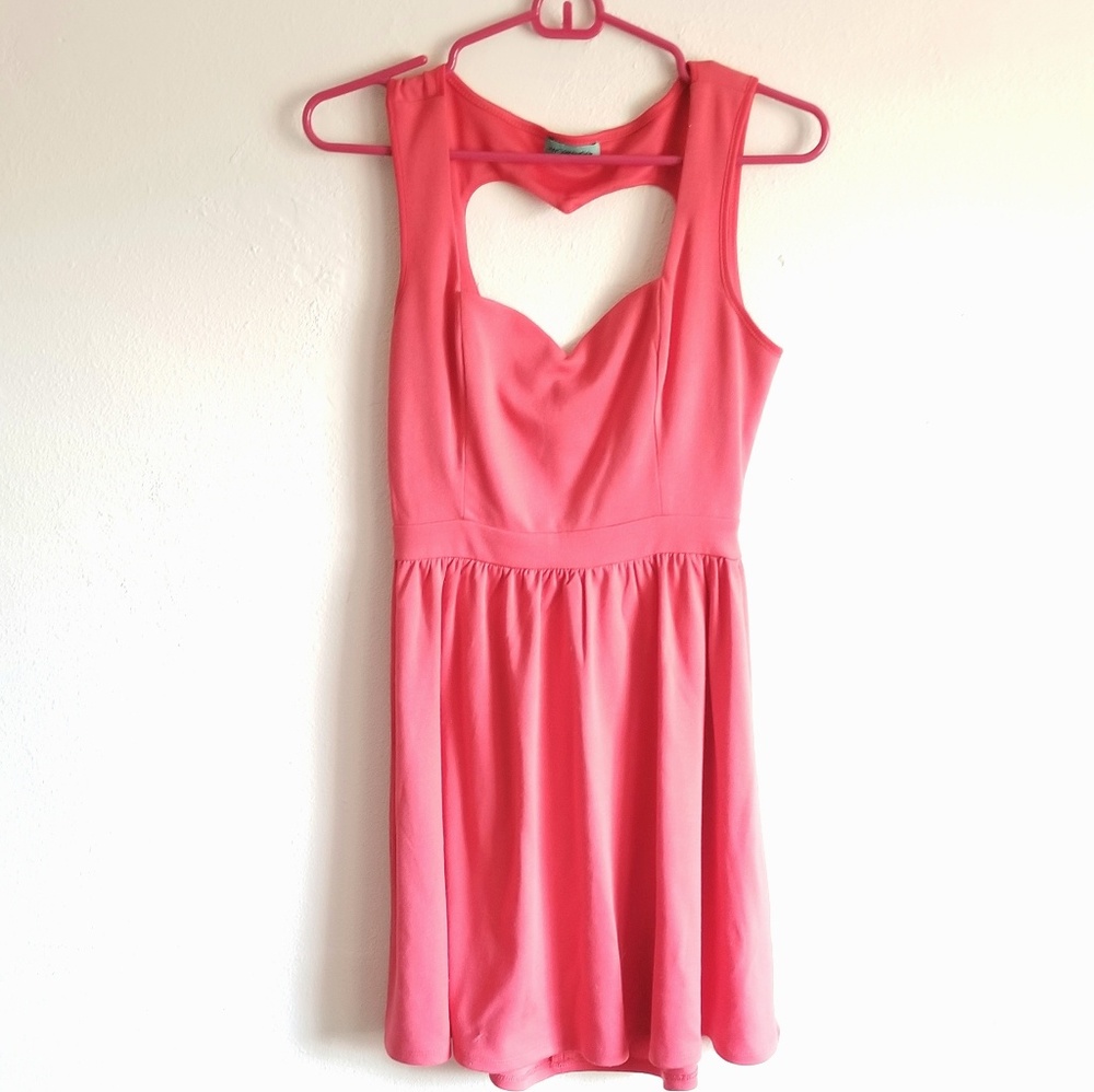 UO Red Swing Dress
